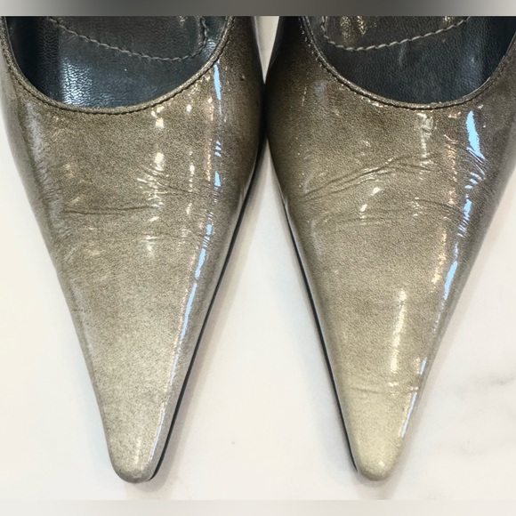 🖤🩶 Carlos Patent Leather Ombré Heels! - Picture 2 of 10